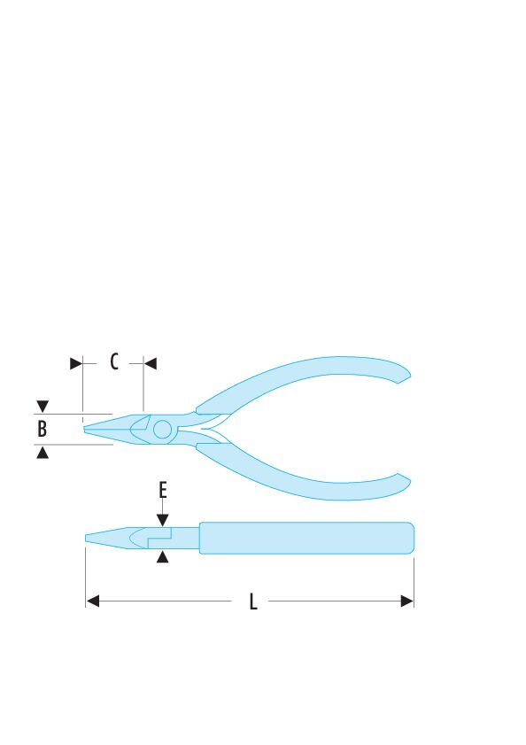 Alicate de agarre Micro-Tech® con bocas cortas