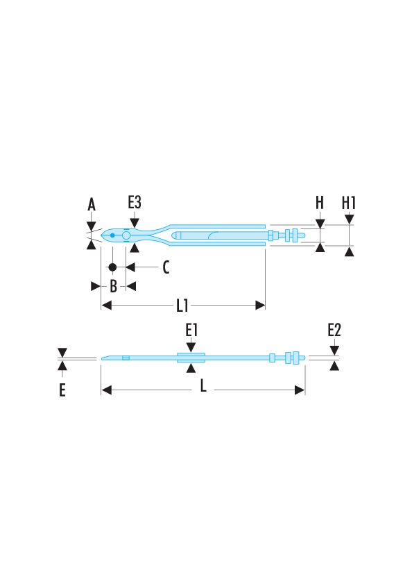 Alicate de frenar corto 8'' - RFID