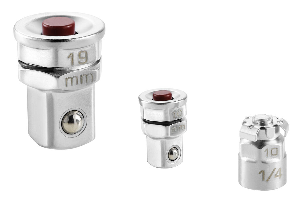 Lote de 2 adaptadores para llave 10 mm hacia cuadrado 1/4