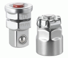 Lote de 2 adaptadores para llaves 10 mm hacia cuadrado 1/4