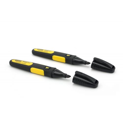 Marcador FATMAX® punta biselada color negro – Blister 2 uds