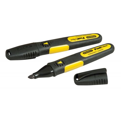 Marcador FATMAX® punta biselada color negro – Blister 2 uds