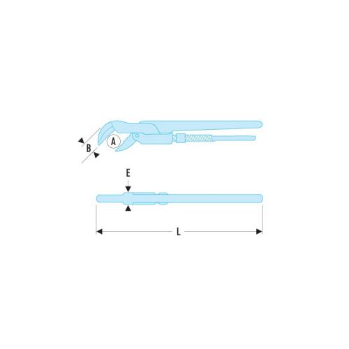 120A - LLAVES MODELO \&quot;SUECO\&quot; - 45° | 120A.2\'