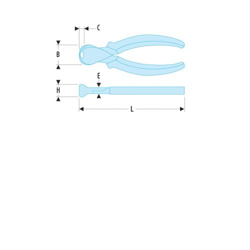 190.CPESLS - ALICATES DE CORTE FRONTAL | 190.16CPESLS