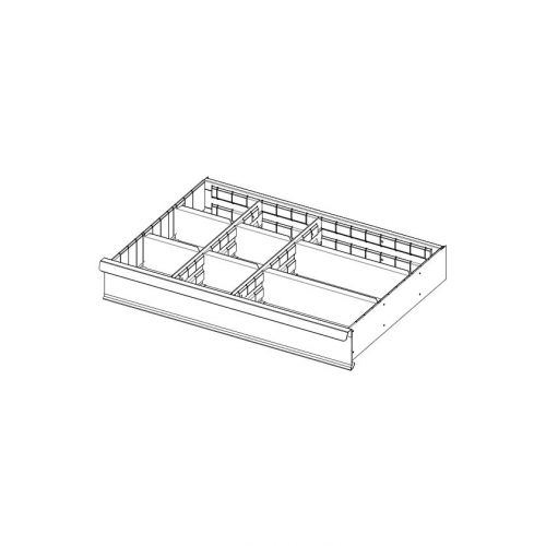 Juego de 8 divisiones para cajón de 125 mm
