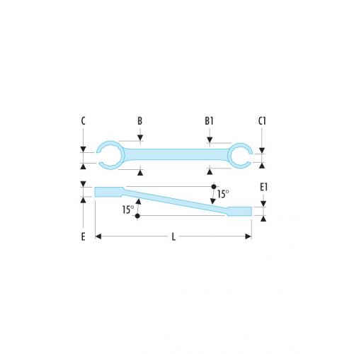 LLAVE TUBERIA A 15GR 9/16X5/8