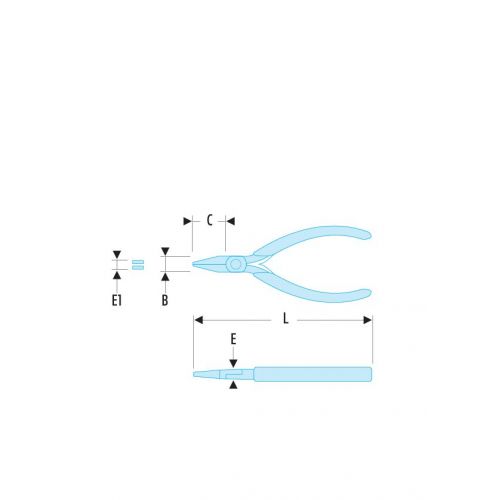 Alicate de agarre Micro-Tech® con bocas cortas