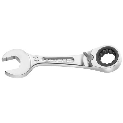 LLAVE MIXTA CON TRINQUETE CORTA 10MM