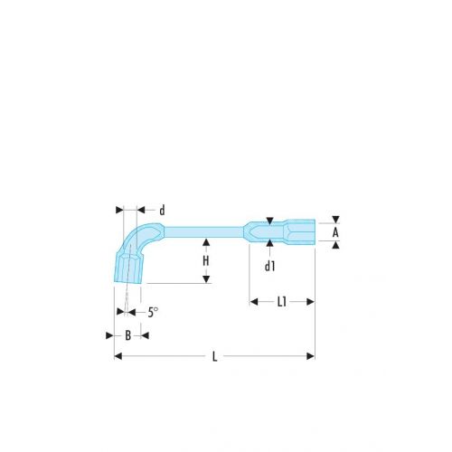 LLAVE PIPA 6X6 CARAS 3/4