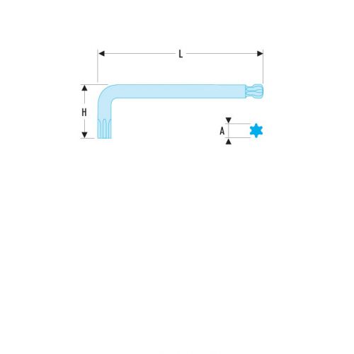 89S - Llaves macho largas Torx® - con cabeza esférica