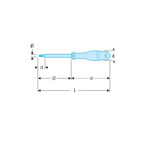 AV. EF - Destornillador PROTWIST® BORNEO® para tornillos mixtos ranurados - Pozidriv®