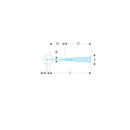 Destornillador portapuntas Micro-Tech® 6 caras de 4 mm