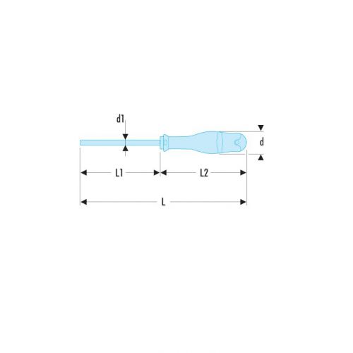 DESTORNILLADOR PLANO 10X250