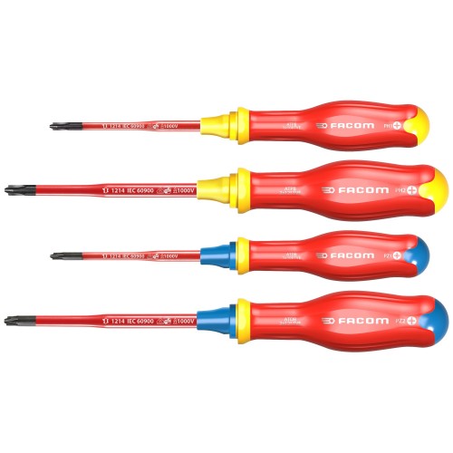 JUEGO 8 DESTORNILLADORES SLIM BORNEO