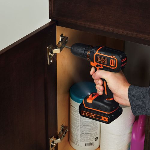 BDCDC18K-QW - Taladro atornillador 18V + cargador 400mA + Maletín + 1 batería