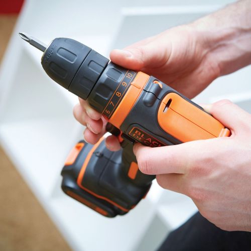 BDCDD12K-QW - Taladro atornillador 10.8V Ultra Compacto Litio con maletín