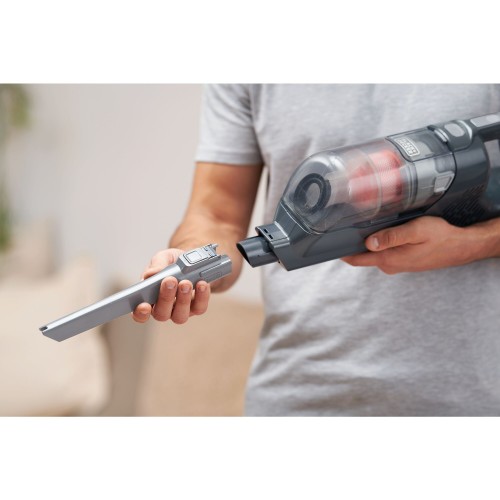 BHFEA18D1-QW Aspirador de escoba 2en1 con batería externa 18V 2Ah Litio