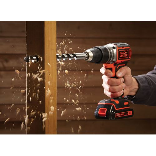 BL188KB-QW - Taladro Percutor BRUSHLESS 18V con 2 baterías 1,5Ah de Litio y maletín