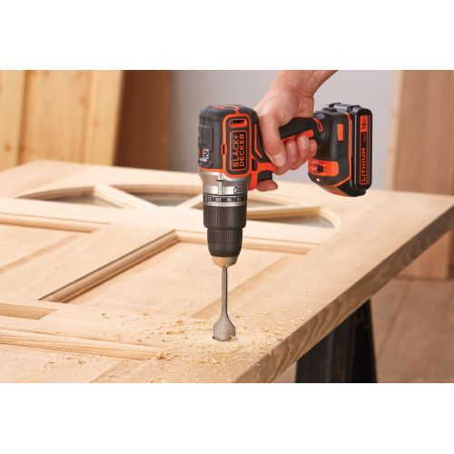 BL188KB-QW - Taladro Percutor BRUSHLESS 18V con 2 baterías 1,5Ah de Litio y maletín