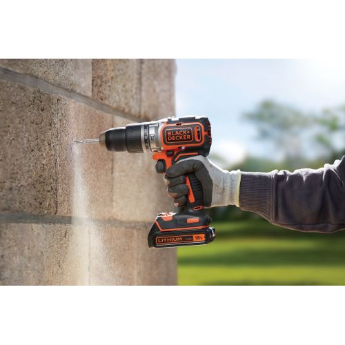 BL188KB-QW - Taladro Percutor BRUSHLESS 18V con 2 baterías 1,5Ah de Litio y maletín