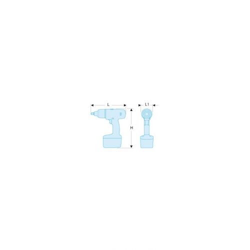 Llave de impacto compacta 1/2