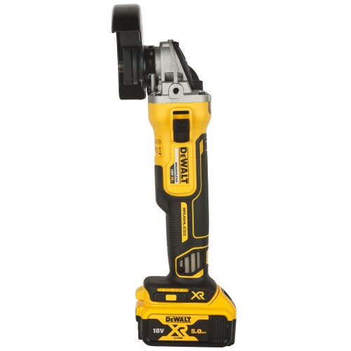 DCG405P2-QW - Mini-Amoladora sin escobillas 125mm XR 18V Li-Ion 5Ah con maletín TSTAK II
