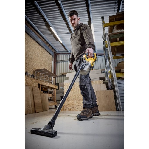 DCV501LN-XJ Aspirador sólidos Clase L XR 18V con extensión para suelos y accesorios sin cargador/batería