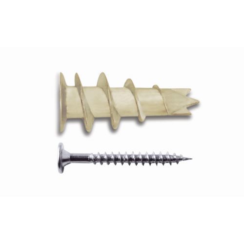 DFM412000P - 10x Anclajes para pared de yeso Zip-It/Nylon - Incluye tornillo