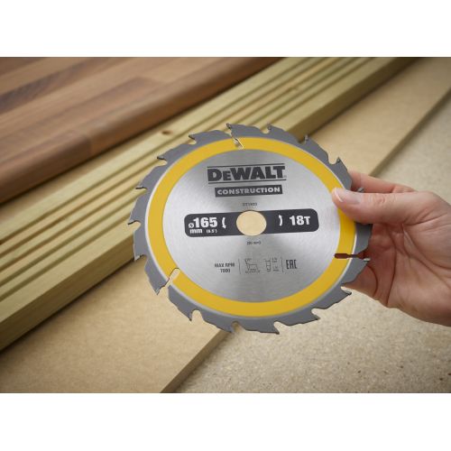 DT1933-QZ - Hoja para construcción 165 x 20mm 18T (AC)