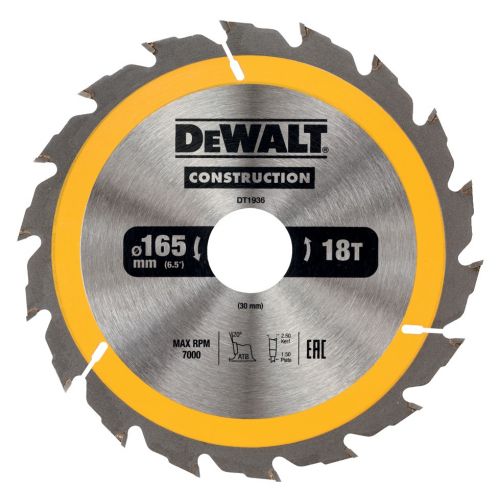 DT1936-QZ - Hoja para construcción 165 x 30mm 18T (AC)