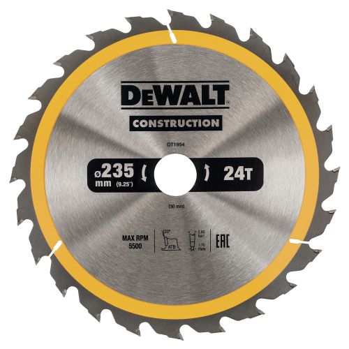 DT1954-QZ - Hoja para construcción 235x30mm 24T