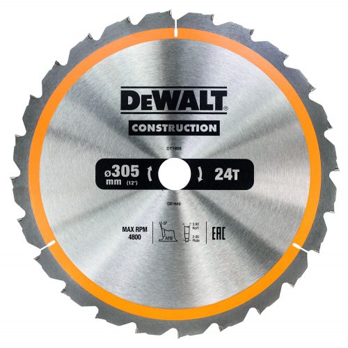 DT1958-QZ - Hoja para construcción 305x30mm 24D