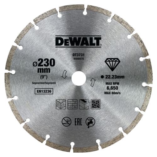 DT3731-QZ - Disco de diamante 230x22.2mm