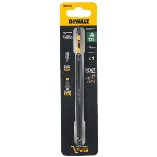 DT7803T-QZ - Punta de impacto FLEXTORQ de 152mm T25