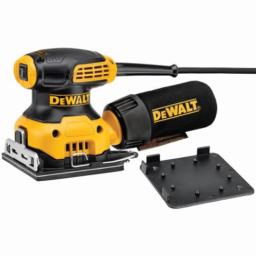 DWE6411Z-IT - Lijadora Orbital 230W - 1/4 hoja con acoplamiento para persianas de madera