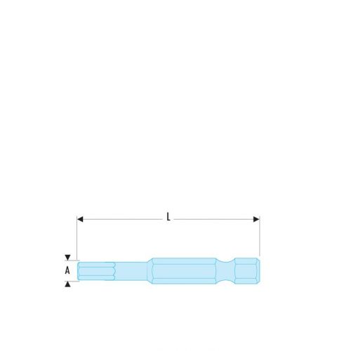 EX.6TF - Puntas estándar serie 6 para tornillos Torx®