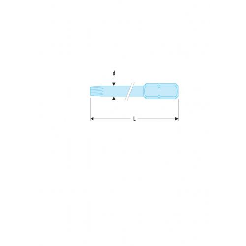 EXRP.1 - Puntas estándar serie 1 para tornillos Torx Plus® Tamper Resistant