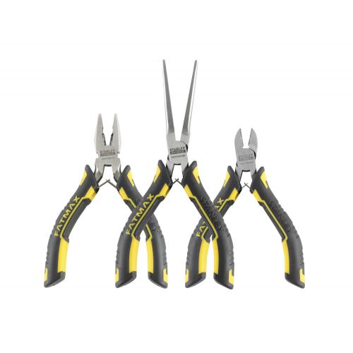 Set mini-alicates FATMAX® 3 piezas (Universal 120mm, Corte Diagonal 110mm y Boca Larga 150mm)