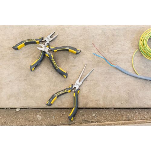Set mini-alicates FATMAX® 3 piezas (Universal 120mm, Corte Diagonal 110mm y Boca Larga 150mm)