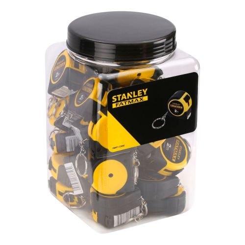 Flexómetro 2mx13mm - flexómetro mini con llavero en contenedor de plástico