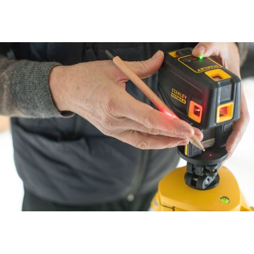 Nivel laser de 5 puntos – Rojo. 30 metros ±3mm/m