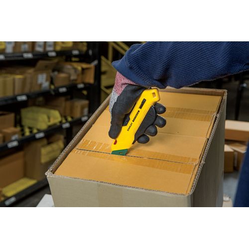 Cuchillo con gatillo para apertura cajas -  para diestros