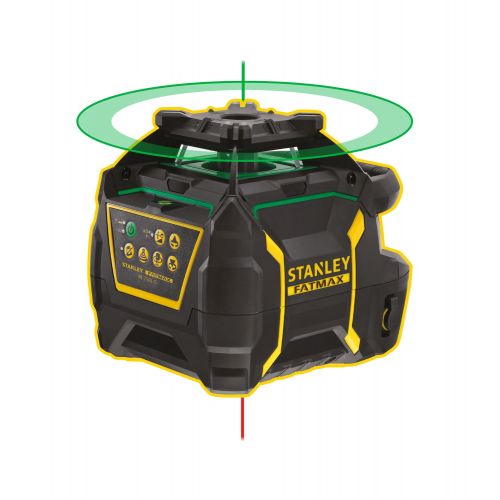 Nivel láser rotativo 600m - Verde - Batería de litio recargable