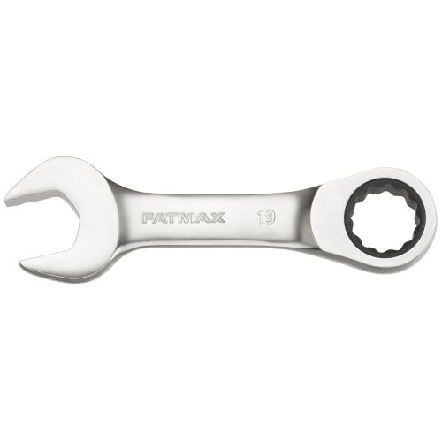 Llave combinada corta con carraca 19mm