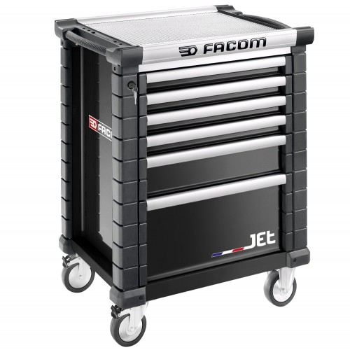 CARRO JETM3 - 6 CAJONES - NEGRO