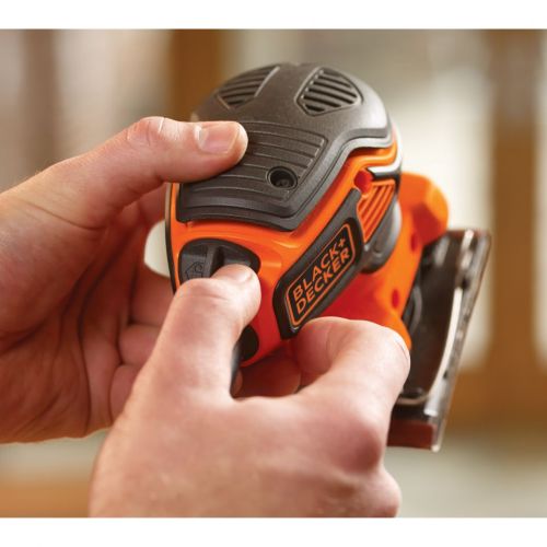 KA450-QS - Lijadora de acabados 220W de 1/4 de hoja con accionador a presión