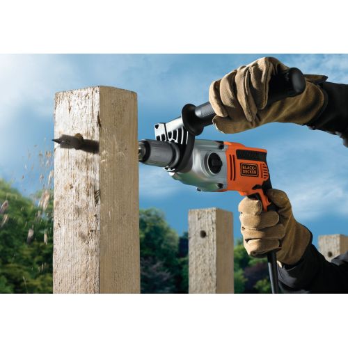 KR911K-QS - Taladro percutor de 910W con 2 velocidades mecánicas