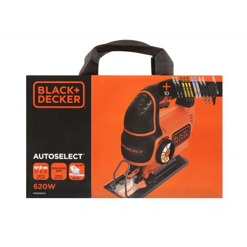KS901SESA2-QS - Sierra de calar pendular 620W AutoSelect®  con 10 hojas y bolsa de transporte