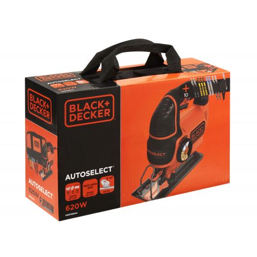 KS901SESA2-QS - Sierra de calar pendular 620W AutoSelect®  con 10 hojas y bolsa de transporte