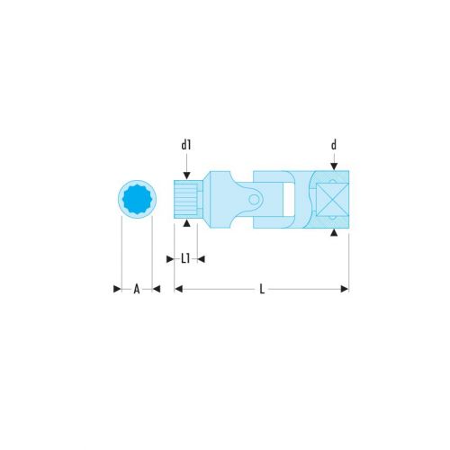 VASO 1/4 ARTICUL. - 12C -7/32